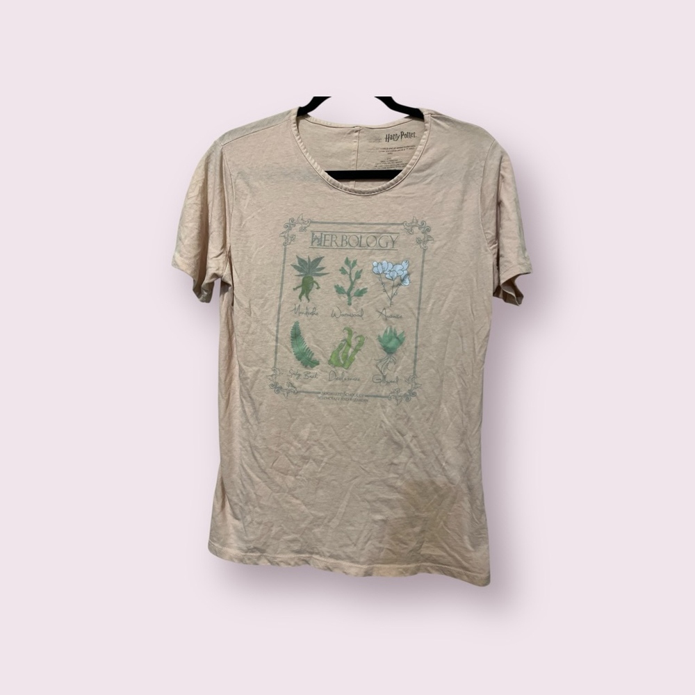 GUC Harry Potter Herbology Graphic T-shirt Women’s Size 2XL Peach